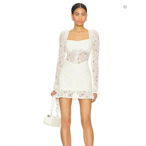 For Love & Lemons Dresses & Skirts - For Love & Lemons Cleo Mini Dress NWOT - Size S